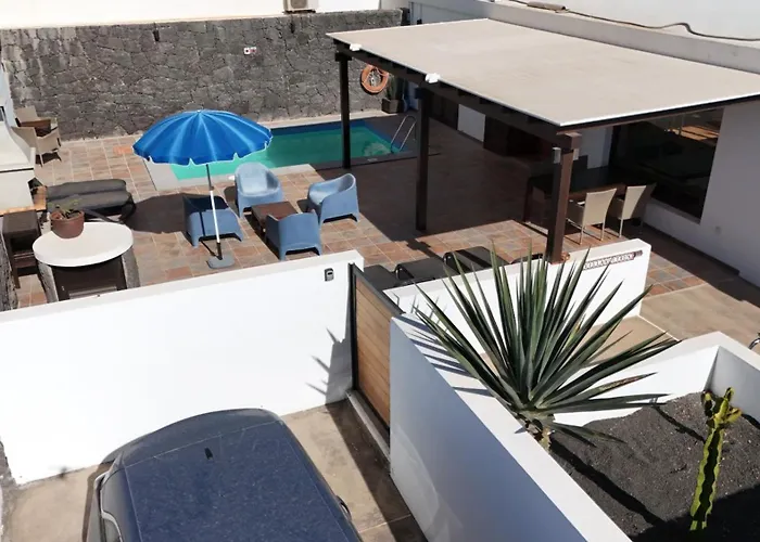 Vila Citrus - Playa Blanca, Private Heated Pool, Air Conditioner